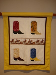 Chase's Boot Wall Hanging